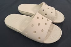 CROCS Classic Slide Clog Unisex Bone Sandal BNWT Size UK M9 / W10