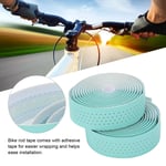 (Green)Mountain Bike Handlebar Tape Sweat Absorption Anti Slip Bicycle Bar RE