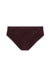 HOM HO1 Mens Tencel Soft Comfort Mini Briefs - Burgundy Cotton - Size 2XL