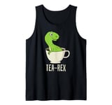 Funny T-Rex Tea Rex Dinosaur Awesome Tyrannosaurus Rex Cup Tank Top