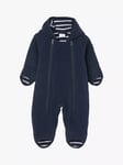 Polarn O. Pyret Baby Fleece Snowsuit, Blue