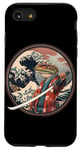 iPhone SE (2020) / 7 / 8 Samurai Frog Ocean Artwork Japanese Warrior Japanese Art Case