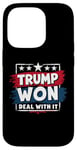 iPhone 14 Pro Trump Won Deal With It - Funny Political Election 2024 Case