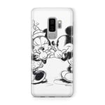 ERT GROUP Coque de téléphone Portable pour Samsung S9 Plus Original et sous Licence Officielle Disney Motif Mickey & Minnie 010 Parfaitement adapté à la Forme du téléphone Portable, Coque en TPU