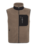 Bowman Pile Zip Vest M Sand (M)