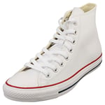 Converse Ct Hi Unisex Casual Trainers in White - 11 UK