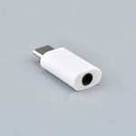 Adaptateur Mâle Type-C Vers Femelle,Adaptateur Pour Macbook,Xiaomi,Huawei,Honor,Écouteur Filaire,Prise En Charge Otg,3.5mm,3.5mm,5 Pièces - Type 5pcs White