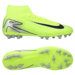 Nike Air Zoom Mercurial Superfly 10 Academy Ag Mad Voltage - Neon/svart - Konstgräs (Ag), storlek 47½