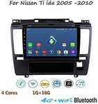 QXHELI Navigation GPS Navigation GPS Double Din Android Écran Tactile HD Media Player Miroir Lien WiFi Bluetooth Voiture Appels Mains Libres Stéréo pour Nissan Tiida