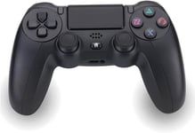 Wireless Controller For Ps4 / Ps3 / Pc/Mobile - Dualshock Vibration, Fonction De Détection 6 Axes, Lumière Led, Écran Tactile, Prise Casque, Câble De Chargement Inclus - Noir[ONE140355]