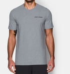 Under Armour Charged Cotton Tee, True Grey Heather - L