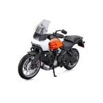 Maisto - Moto Harley Davidson - 2021 pan America 1250 - Orange et Noire - Nouveaute 2024 : Motos à l’échelle 1/12ème, Moto de Grande Taille - reproductions fidèles - M32338