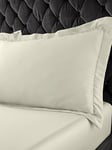 Catherine Lansfield Silky Soft Satin Oxford Pillowcase Pair &Ndash; Champagne