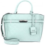 Sac Guess  femme sac bea logo gaufre vert d'eau