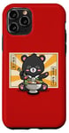 Coque pour iPhone 11 Pro Kawaii Hot Pot Bear Taiwan Travel