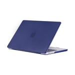 MacBook Pro 14 (2023 / 2021) - Hard cover front + Bagcover - Carbon design - Mørkeblå