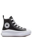 Converse Chuck Taylor All Star Move Trainers - Black, Black, Size 11 Younger