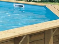 Liner piscine hors-sol Ubbink 400x550xH120cm 75/100ème coloris bleu