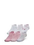 Ua Essential No Show 6Pk Pink Under Armour