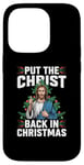 iPhone 14 Pro Put the Christ Back in Christmas Christian Faith Holiday Case