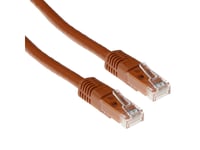 Act Brown 3 Meter U/Utp Cat5e Patch Cable With Rj45 Connectors. Cat5e U/Utp Brown 3.00M (Ib4603)