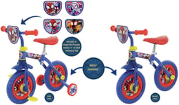 Spidey and his amazing friends & Friends 2-in-1 10 Inch Wheel Size Training Bike