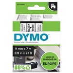 DYMO Authentic D1 Labels | Black Print on White Tape | 9 mm x 7 m | Self-Adhesive Labels for LabelManager Label Makers | Made in Europe