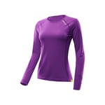 2XU SMD LONG-SLEEVE TOP DAME LILLA - M