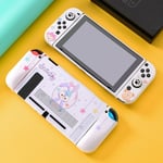 Stellalou - Étui Pokemon Pikachu En Silicone Souple Avec Capuchons De Protection Pour Nintendo Switch, Contrôleur De Jeu Et Accessoires Ns