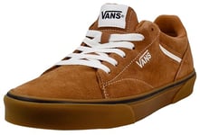 Vans Men's Seldan Sneaker, Suede Gum Brown, 6.5 UK