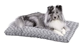 MidWest Homes for Pets Ombré Swirl Plush Pet Bed; 76.2cm (30-Inch) Long Pet Bed for Toy Dog/Cat Breeds; Gray; Model 40630-SGB