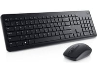 Dell Wireless Keyboard And Mouse Km3322w - Sats Med Tangentbord Och Mus - Trådlös - 2.4 Ghz - Qwerty - Ryska - Svart