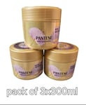 3 x Pantene PRO-V miracles Intense Hair Rescue Biotin + Hydrolysed Silk Protein