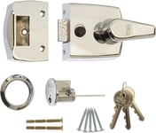 ERA Replacement Front Door Lock 60mm Chrome Effect Body