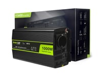 Green Cell -invertteri, jännitteenmuunnin 24 V - 230 V 1000W / 2000W puhdas siniaalto