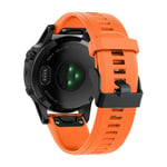 Garmin Fenix 7 säädettävä kellon ranneke - oranssi