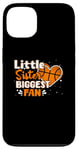 Coque pour iPhone 13 Funny Little Sister - Grande fan de basket-ball pour filles