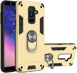 Cas De Protection De Téléphone En Arrière For Étui Samsung Galaxy A6 Plus 2018/A9 Star Lite Couverture Antichoc De Qualité Militaire Avec Gage De Voiture Magnétique Montage De Voiture Kickstand Pro