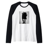 Sexy Black White T-Shirt Motif, Hot Woman Portrait Hoodie Raglan Baseball Tee