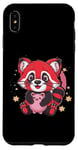 Coque pour iPhone XS Max Panda kawaii rouge avec tirelire