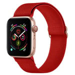 Apple Watch 41mm Series 9 Armband i resår, röd