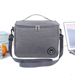 Large Detachable Insulated Lunch Bag Thermal Cool Hot Food Storage Tote Box UK