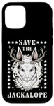 iPhone 15 Save The Jackalope Mythical Creature Cryptid Lover Folklore Case