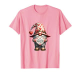 Pink Valentines Day Accessories Funny Dad Gnome Pun For Mom T-Shirt