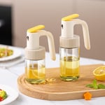 White Olive Oil Mister Bottle with Handle Press Oil Spritzer  Salad Making