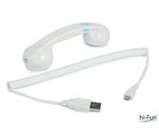 Hi-Fun Hi-Ring Mini Casque de téléphone Bluetooth Blanc Hi-Ringbltmn-WH