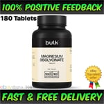 Bulk Magnesium Bisglycinate Tablets 500 mg, 180 Servings Minerals Vegan Pill UK