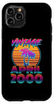 Coque pour iPhone 11 Pro 25 Years Old Retro Vintage Funny April 2000 25th Birthday