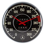 Nostalgic-Art 51091 Mercedes-Benz Horloge Murale rétro, Compteur de Vitesse, idée de Cadeau pour Les Fans d'accessoires Automobiles, Convient à la Cuisine, Design Vintage pour la décoration, 31 cm
