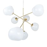 Tom Dixon Melt Chandelier large taklampa opal/guld